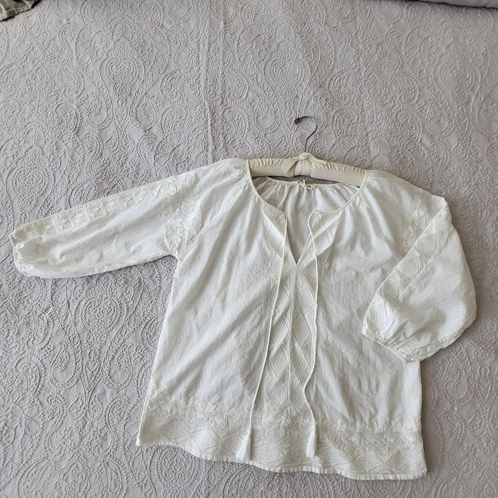Luna Moon Embroidered Blouse